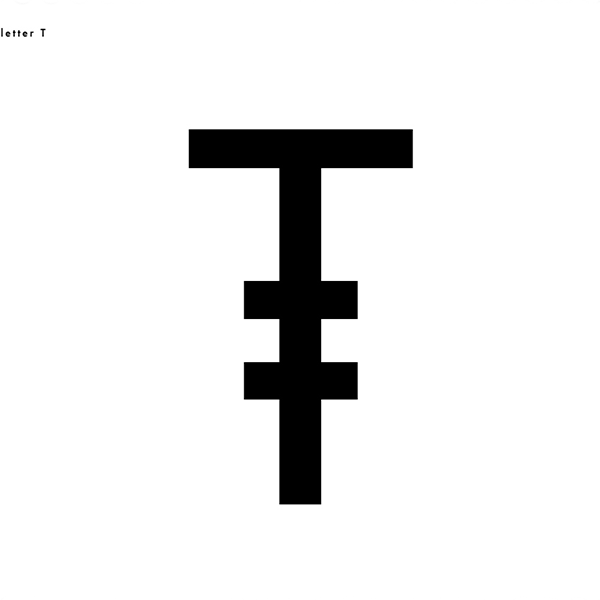 Santorini font sans serif glifo T | www.tommasobovo.com