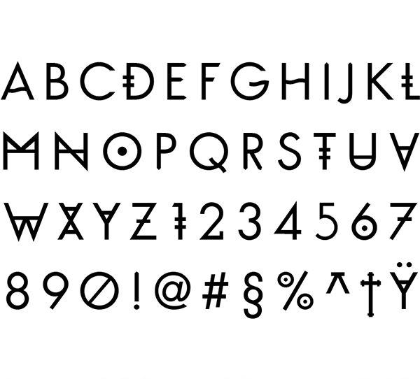 Santorini sans serif font glifo alfabet and glifi | www.tommasobovo.com