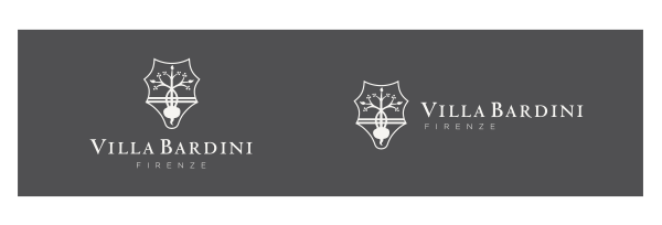 Declinazione del logo di Villa Bardini | www.tommasobovo.com